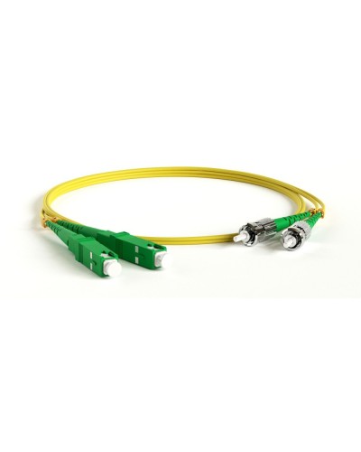 FC-D2-9-SC/AR-ST/AR-H-1M-LSZH-YL. Патч-корд волоконно-оптический ST-SC. Hyperline в Белгороде