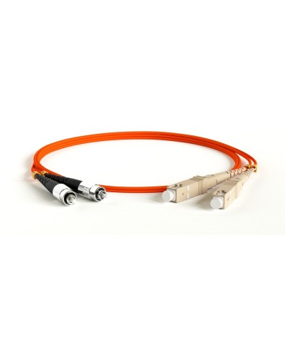 FC-D2-50-FC/PR-SC/PR-H-1M-LSZH-OR. Патч-корд волоконно-оптический SC-FC. Hyperline в Белгороде