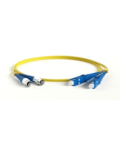 FC-D2-9-FC/UR-SC/UR-H-2M-LSZH-YL. Патч-корд волоконно-оптический SC-FC. Hyperline в Белгороде