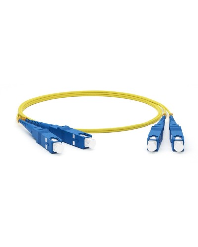 FC-D2-9-SC/UR-SC/UR-H-5M-LSZH-YL. Патч-корд волоконно-оптический одномодовый. Hyperline в Белгороде