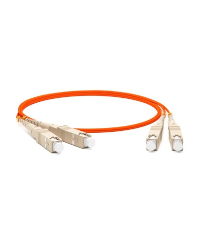 FC-D2-62-SC/PR-SC/PR-H-2M-LSZH-OR. Патч-корд волоконно-оптический многомодовый. Hyperline в Белгороде