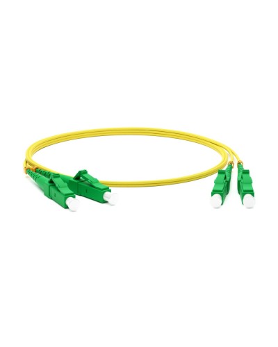 FC-D2-9-LC/AR-LC/AR-H-2M-LSZH-YL. Патч-корд волоконно-оптический одномодовый. Hyperline в Белгороде