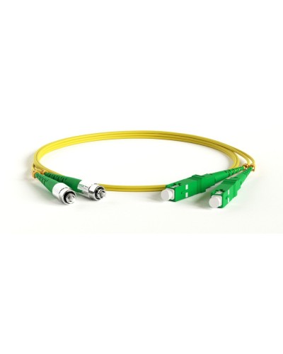 FC-D2-9-FC/AR-SC/AR-H-1M-LSZH-YL. Патч-корд волоконно-оптический SC-FC. Hyperline в Белгороде