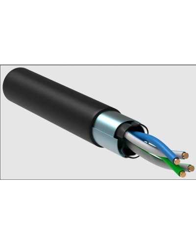 GENERICA F/UTP 5E 24AWG 2PR LDPE 1м черный 305м (BC3-C5E02-339-305-R-G). Кабель «витая пара» (LAN) для структурированных систем связи. IEK в Белгороде