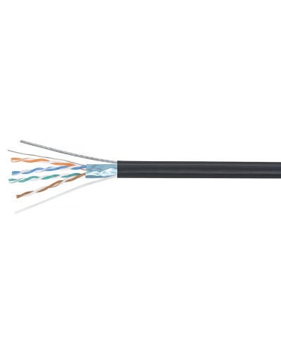 GENERICA F/UTP кат. 5E 100МГц 4 пары LDPE OUTDOOR трос 1,2мм черный (BC3-C5E04-359-305-G). Кабель «витая пара» (LAN) для структурированных систем связи. IEK в Белгороде