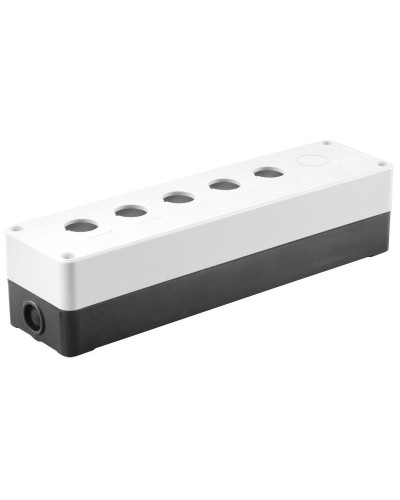 Корпус КП105(6) для кнопок 5(6) мест белый (BKP10-6-K01). Корпус для кнопочных постов. IEK в Белгороде