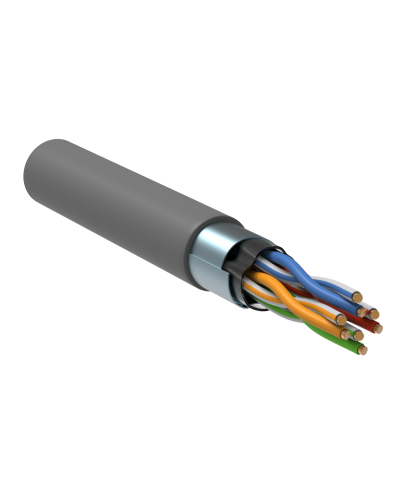 GENERICA F/UTP кат.5E 24AWG 4 пары PVC серый (BC1-C5E04-311-305-R-G). Кабель «витая пара» (LAN) для структурированных систем связи. IEK в Белгороде