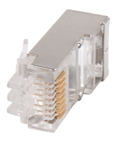 GENERICA Разъём RJ-45 FTP для кабеля кат. 5Е (20 шт) (CS3-1C5EF-G). Разъем RJ-45. IEK в Белгороде
