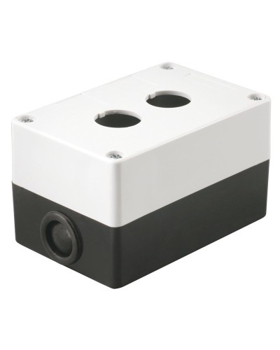 Корпус КП102 для кнопок 2 места белый (BKP10-2-K01). Корпус для кнопочных постов. IEK в Белгороде