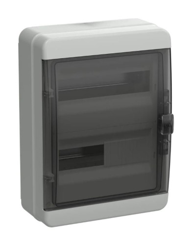 Корпус пластиковый КМПн-24 IP65 TEKFOR (TF5-KP72-N-24-65-K03-K02). Корпус модульный пластиковый черная прозрачная дверь. IEK в Белгороде