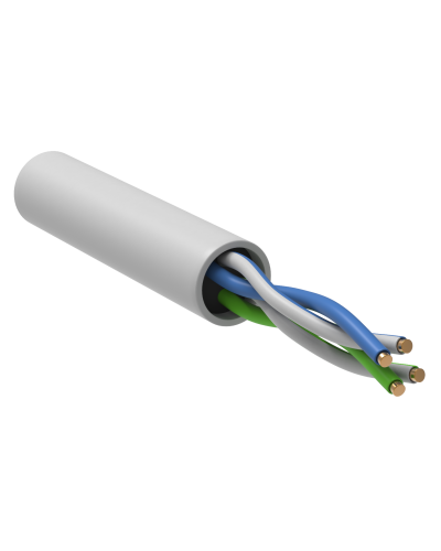 GENERICA U/UTP кат. 5E 24AWG 2 пары LSZH INDOOR белый (BC1-C5E02-128-305-G). Кабель «витая пара» (LAN) для структурированных систем связи. IEK в Белгороде