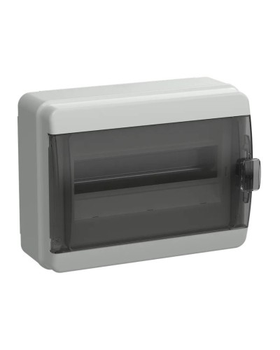 Корпус пластиковый КМПн-12 IP65 TEKFOR (TF5-KP72-N-12-65-K03-K02). Корпус модульный пластиковый черная прозрачная дверь. IEK в Белгороде