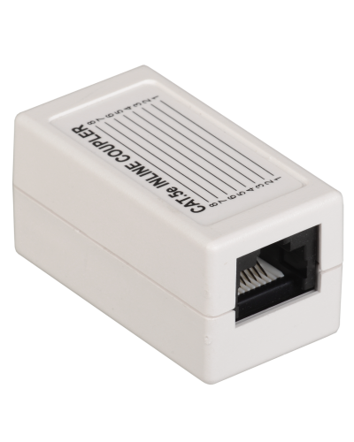 CS70-1C5EU. Проходной адаптер категория 5Е UTP тип RJ45-RJ45, белый. ITK в Белгороде