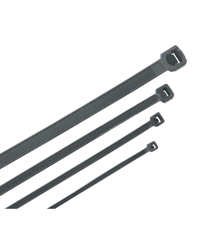 HKB-W48-L200 (100 шт). Хомут кабельный ХКн 4,8х200мм нейлон черный. ITK в Белгороде