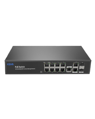 KN-SW802SFP/M2. Коммутатор с питанием по PoE. KENO в Белгороде