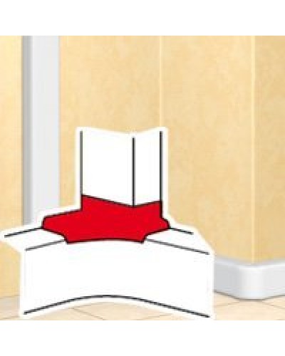 Отвод угловой для короба DLP 35х80/105, 50х80/150 (010763): Отвод угловой в Белгороде