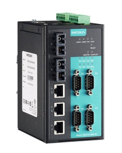 NPort S8455I-SS-SC. 4-портовый преобразователь. MOXA в Белгороде