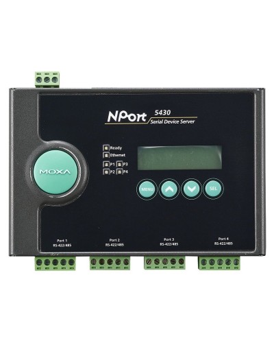 NPort 5430. 4-портовый асинхронный сервер. MOXA в Белгороде