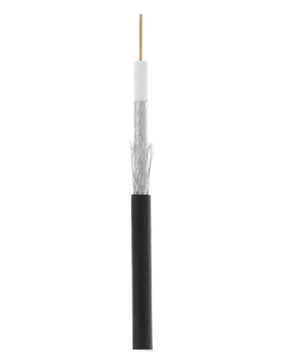 RG-6 CCS, Out, PE (UEC-C2-32123B-BK-3). Кабель коаксиальный омедненный. NETLAN в Белгороде