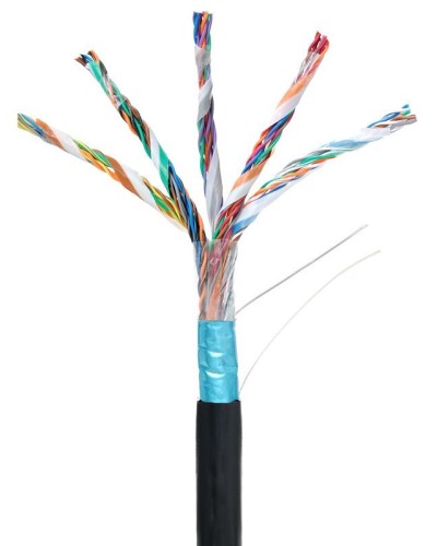 F/UTP 25pair, Cat5, Out, PE (EC-UF025-5-PE-BK-3). Кабель «витая пара» (LAN) для структурированных систем связи. NETLAN в Белгороде