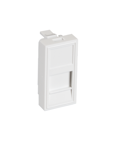 EC-IMH-1-WT-10 (10шт). Вставка 45x45 (Mosaic) для 1 модуля Keystone Jack. NETLAN в Белгороде
