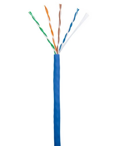 U/UTP 4pair, Cat5e, In, PVC (EC-UU004-5E-PVC-BL). Кабель «витая пара» (LAN) для структурированных систем связи. NETLAN в Белгороде
