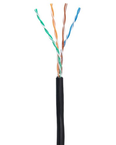 U/UTP 4pair, Cat5е, Out, PE (EC-UU004-5E-PE-BK). Кабель «витая пара» (LAN) для структурированных систем связи. NETLAN в Белгороде