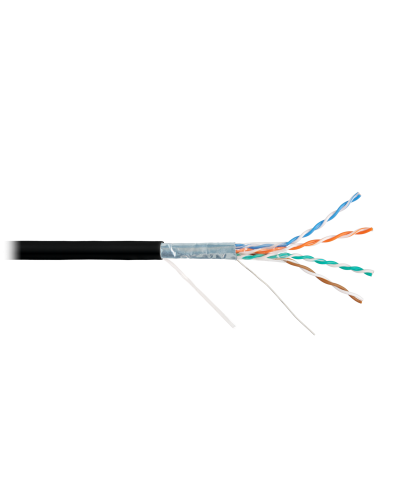 F/UTP 4pair, Cat5e, Solid, Out, PVC (NMC 9200B-BK). Кабель «витая пара» (LAN) для структурированных систем связи. NIKOMAX в Белгороде
