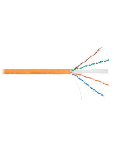 U/UTP 4pair, Cat6a, Solid, In, нг(А)-HF (NMC 9155C-OR). Кабель «витая пара» (LAN) для структурированных систем связи. NIKOMAX в Белгороде