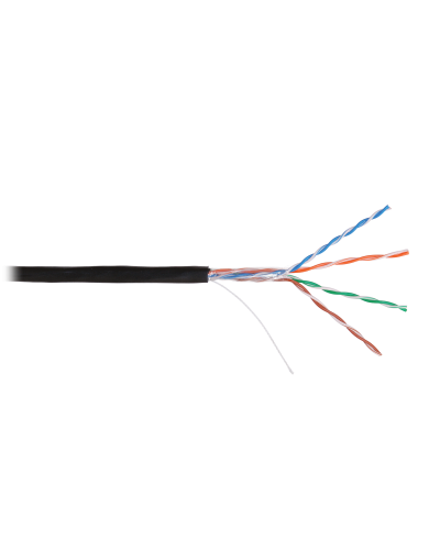 U/UTP 4pair, Cat5e, Solid, Out, PVC (NMC 9100B-BK). Кабель «витая пара» (LAN) для структурированных систем связи. NIKOMAX в Белгороде