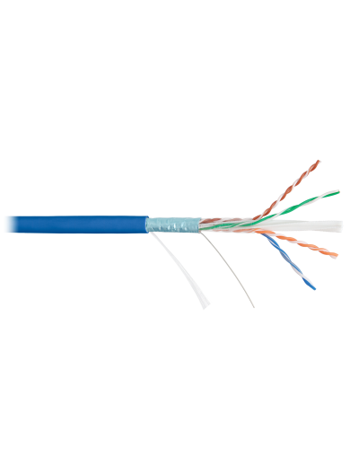 F/UTP 4pair, Cat6, Solid, In, нг(А)-HF (NMC 4240C-BL). Кабель «витая пара» (LAN) для структурированных систем связи. NIKOMAX в Белгороде