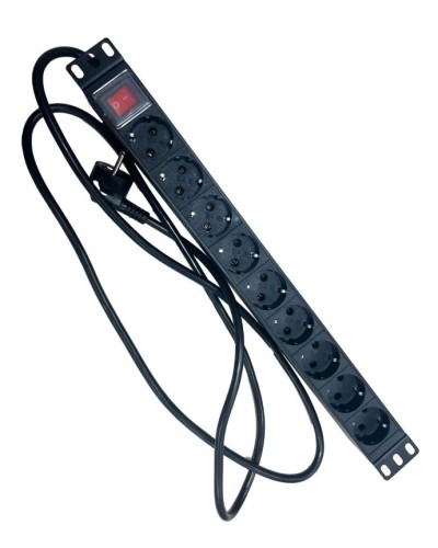 NTSS-PDU-DA2036 гор.размещ. 9xSchuko базовые 16A Schuko 2м. Блок розеток 19. NTSS в Белгороде