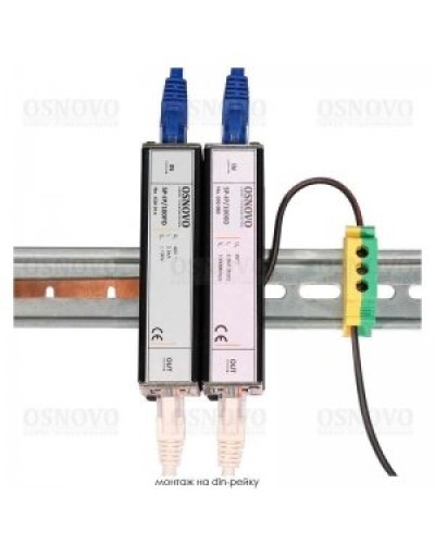 SP-IP/1000D. Устройство грозозащиты цепей Ethernet. OSNOVO в Белгороде