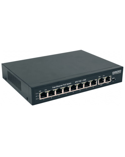 SW-20820(120W). Коммутатор 10-портовый  Gigabit Ethernet с PoE. OSNOVO в Белгороде