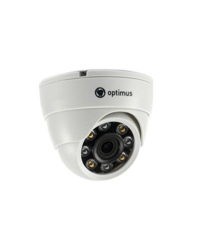 IP-E022.1(2.8)PL_DP03. Видеокамера IP купольная. Optimus в Белгороде