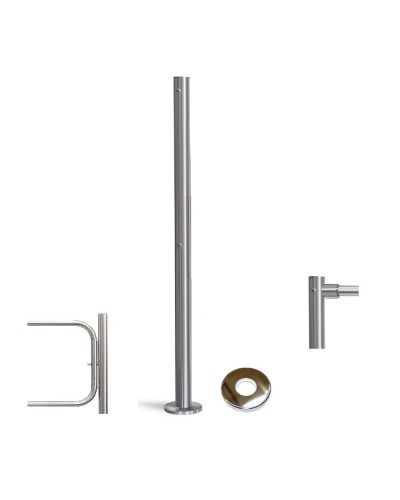 PERCo-BH02 2-15 с крышкой. Стойка с отверстием под стопорный механизм поворотной секции и с 2-мя отверстиями для крепления патрубков на стороне, противоположной створке. PERCo в Белгороде