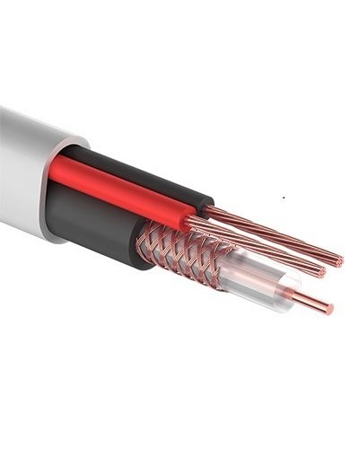 КВК-В-2+2x0,50 мм² (Cu/Cu) белый PROconnect (01-4213). Кабель комбинированный для систем видеонаблюдения. PROCONNECT в Белгороде