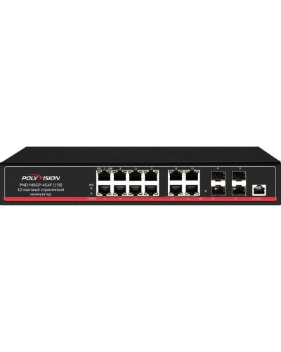 PND-M8GP-4G4F(150). Коммутатор управляемый оптический 12 портовый. Polyvision в Белгороде