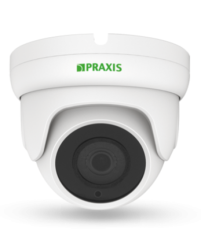 PE-7141IP 2.8. Видеокамера IP купольная. Praxis в Белгороде
