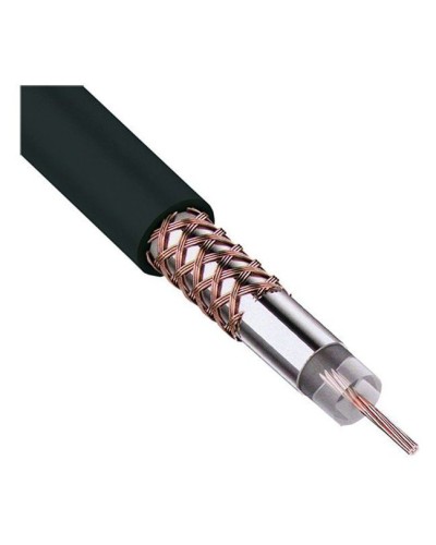 RG-58 A/U, 50 Ом, Cu/Al/Cu, 64%, 100 м, черный (01-2003). Кабель коаксиальный радиочастотный. Rexant в Белгороде