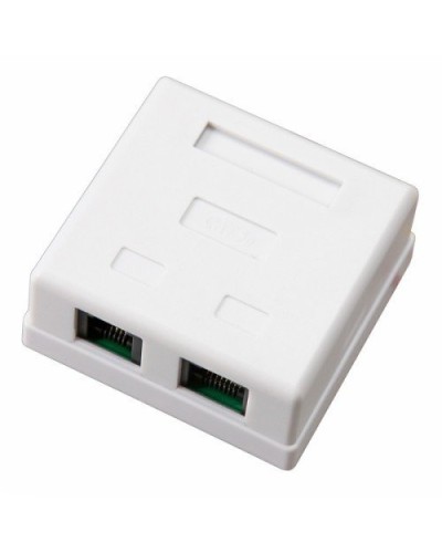 Розетка компьютерная внешняя, 2-порта RJ-45 (8P8C), UTP CAT 6 REXANT (03-0136): Розетка RJ-45 в Белгороде