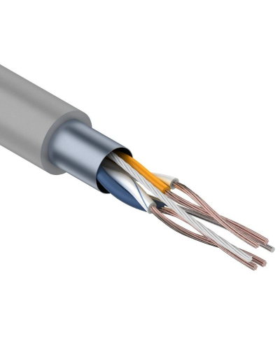 F/UTP, CAT 5e, PVC, 2PR, 24AWG, INDOOR, STRANDED, серый, 305м, REXANT (01-0125). Кабель «витая пара» (LAN) для структурированных систем связи. Rexant в Белгороде