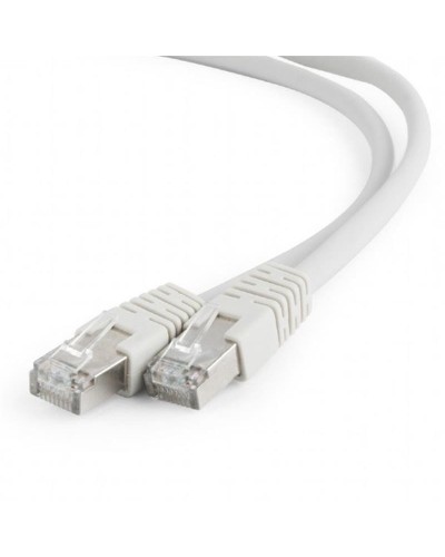 Патч-корд F/UTP RJ45-RJ45, CAT 5e, ZH нг(А)-HF, серый, 1м REXANT (18-8002-1). Патч-корд FTP. Rexant в Белгороде