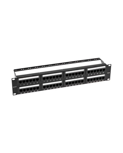 Панель коммутационная с кабельными органайзерами 19", 2U, 48 портов, UTP, RJ-45, CAT 5e REXANT PRO (02-0032): Патч-панель 19" в Белгороде