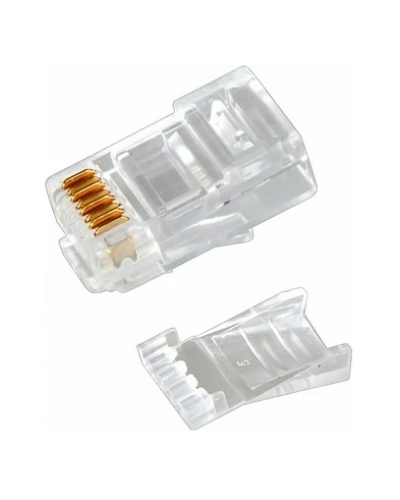 Разъем RJ-45(8P8C) под витую пару, UTP, CAT 6, с вставкой REXANT (05-1031). Разъем RJ-45. Rexant в Белгороде