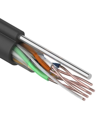 U/UTP 4PR 24AWG CAT5e 305м OUTDOOR+ТРОС*1 REXANT (01-0046). Кабель «витая пара» (LAN) для структурированных систем связи. Rexant в Белгороде