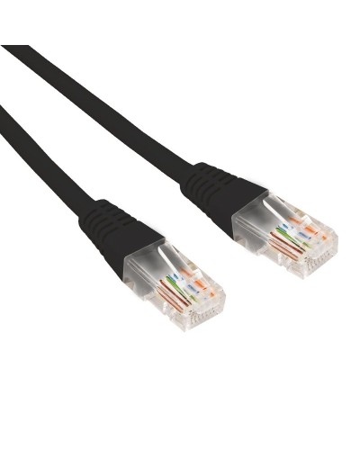 Патч-корд U/UTP CAT 6, RJ45-RJ45, 26AWG, LSZH, черный, 5м REXANT (02-0292-5). Патч-корд UTP. Rexant в Белгороде