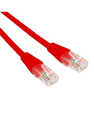 Патч-корд U/UTP CAT 6, RJ45-RJ45, 26AWG, LSZH, красный, 3м REXANT (02-0293-3). Патч-корд UTP. Rexant в Белгороде