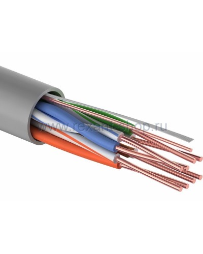 U/UTP 4PR, 24AWG, CAT5e, PVC, 100м REXANT (01-0043-100). Кабель «витая пара» (LAN) для структурированных систем связи. Rexant в Белгороде