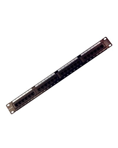 Коммутационная панель, 19", 1U, 24 порта RJ-45, категория 5e, UTP неэкранированная, черная Rexant (04-0021): Патч-панель 19" в Белгороде